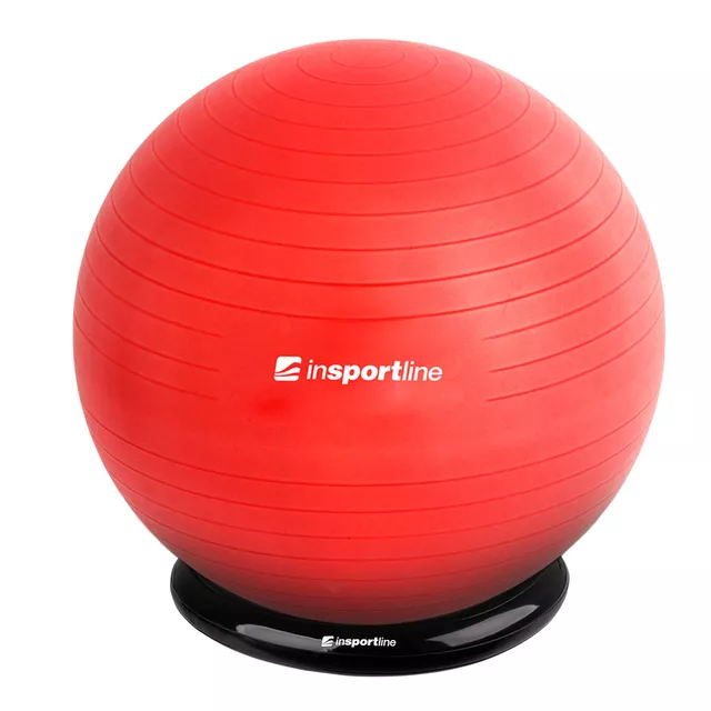 Exercise Ball inSPORTline Top Ball 75 cm w/ BallBase - Blue - Red