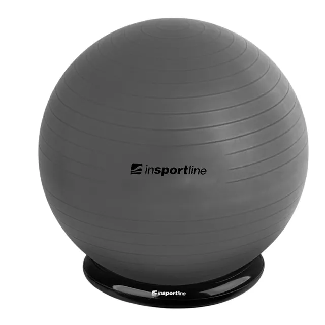 Exercise Ball inSPORTline Top Ball 75 cm w/ BallBase - Blue - Grey