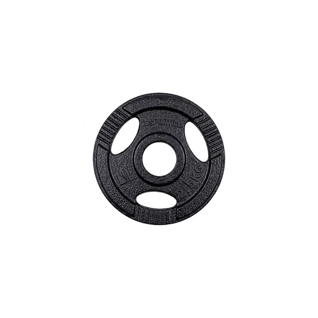 Cast Iron Olympic Weight Plate inSPORTline Hamerton Black 2.5 kg, 50 mm