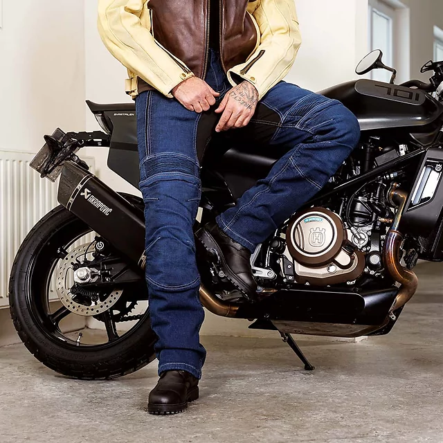 Men’s Motorcycle Jeans W-TEC Biterillo Evo - Blue