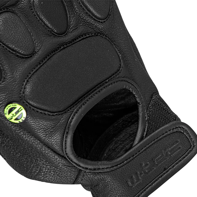 Leather Motorcycle Gloves W-TEC Cherton - Black