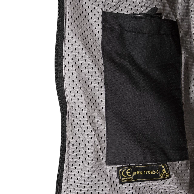 Men’s Softshell Motorcycle Jacket W-TEC Kybero - Black-Fluo