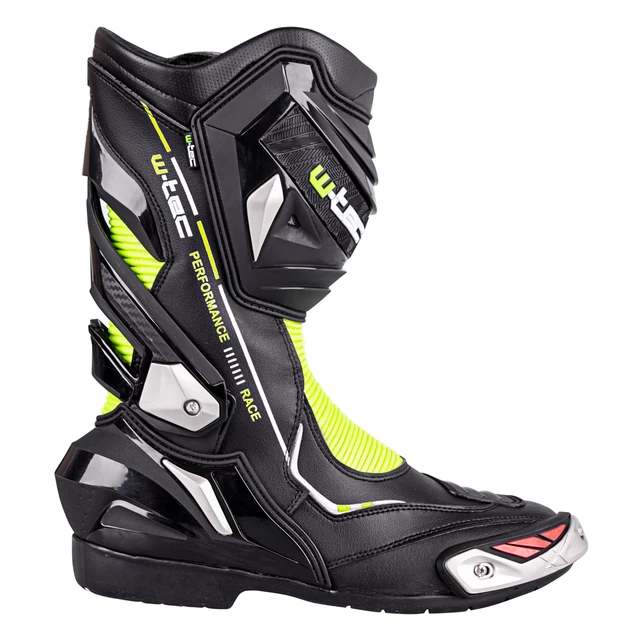 Motorcycle Boots W-TEC Beastor - Black-Green