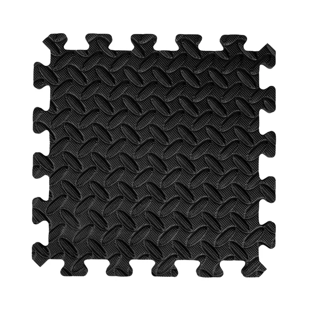 Puzzle mat inSPORTline Famkin (12 tiles, 18 edges) - mocha mousse