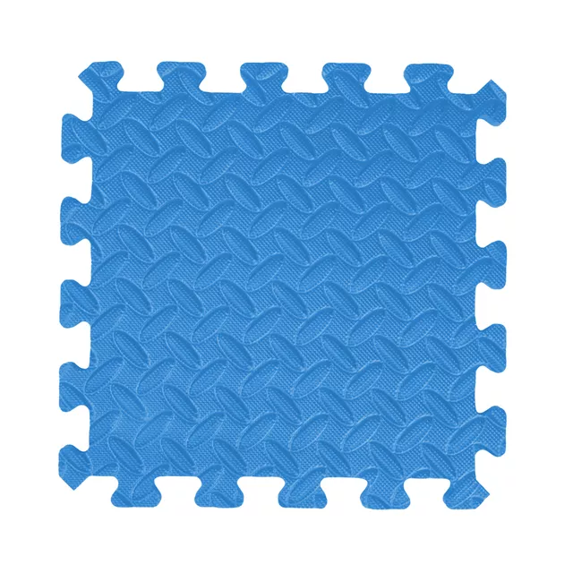 Puzzle mat inSPORTline Famkin (12 tiles, 18 edges) - mocha mousse