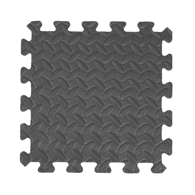 Puzzle mat inSPORTline Famkin (12 tiles, 18 edges) - mocha mousse