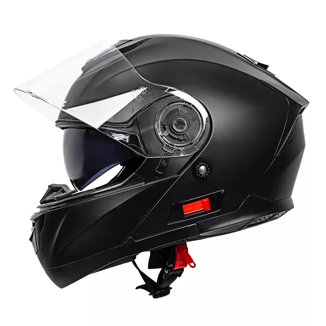 Flip-Up Motorcycle Helmet W-TEC Cullo - Matt Black
