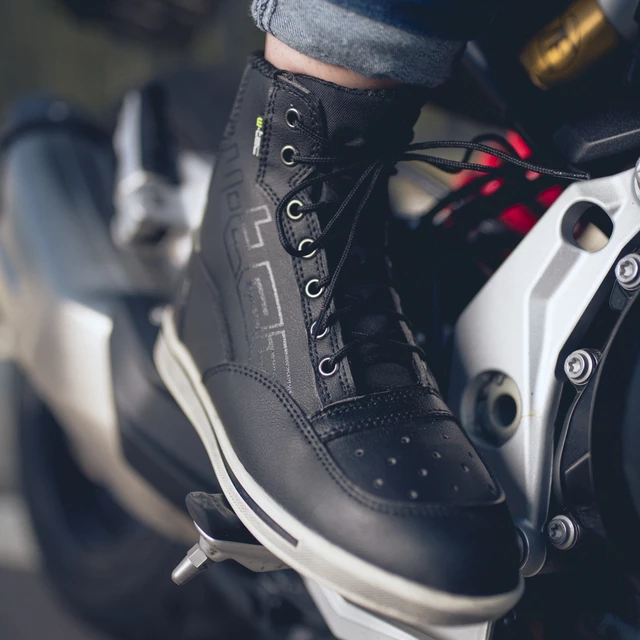 Motorcycle Shoes W-TEC Culabus - Black-Grey