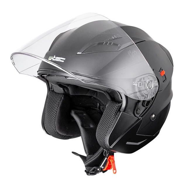 Motorcycle Helmet W-TEC Putta - Matt Black-Bronze
