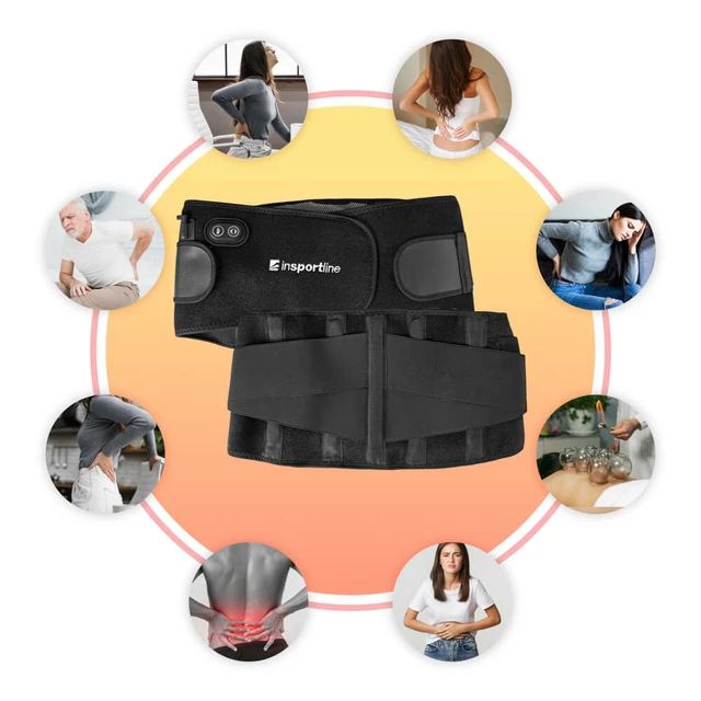 Heated Waist Belt inSPORTline eHeatage w/ 5,000 mAh Power Bank
