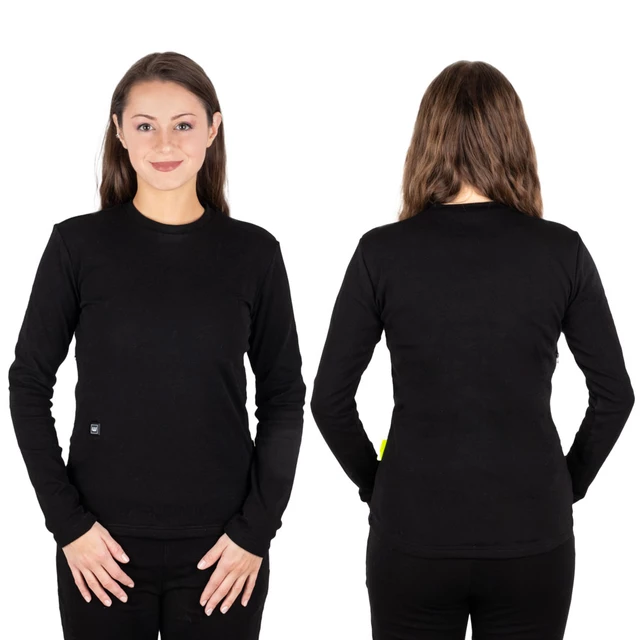 Women’s Heated T-Shirt W-TEC Insulong Lady w/ 10,000 mAh Power Bank - Black