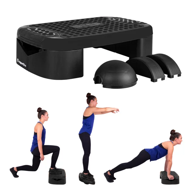 Multifunctional Aerobic Step Platform inSPORTline Multifun - Black
