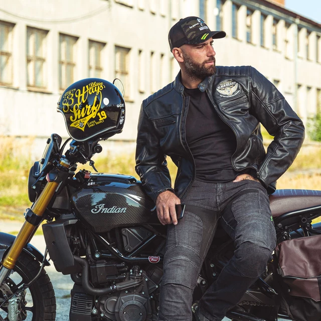 Motorcycle Helmet W-TEC Café Racer - Big Star