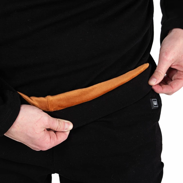 Men’s Heated Pants W-TEC Insupants w/ 10,000 mAh Power Bank - Black