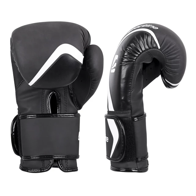 Wall-Mounted Electronic Punching Target inSPORTline Smartpunch + Boxing Gloves inSPORTline Shormag - Black