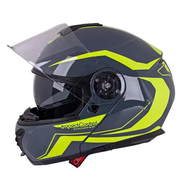 Flip-Up Motorcycle Helmet W-TEC FS-907 P/J - Gunmetal Antracite