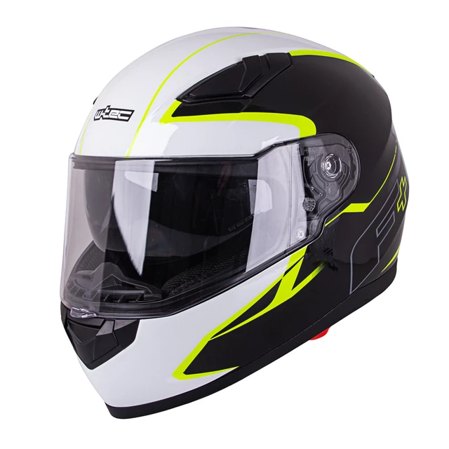 Motorcycle Helmet W-TEC FS-816 Black-Fluo Yellow