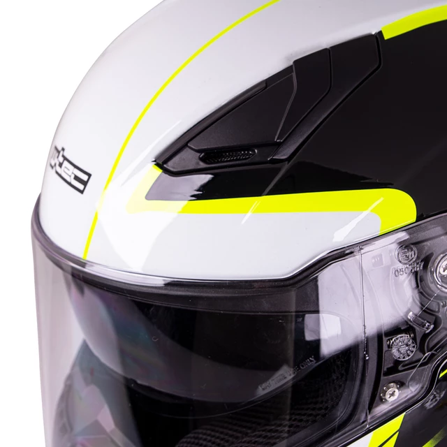 Motorcycle Helmet W-TEC FS-816 Black-Fluo Yellow