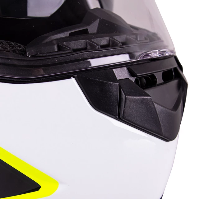 Motorcycle Helmet W-TEC FS-816 Black-Fluo Yellow