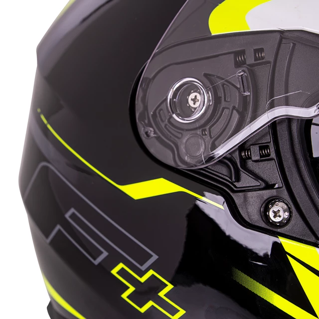 Motorcycle Helmet W-TEC FS-816 Black-Fluo Yellow