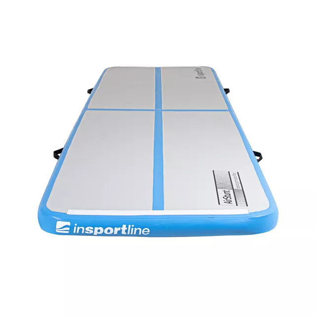Inflatable Exercise Mat inSPORTline Airstunt 400 x 100 x 10 cm White