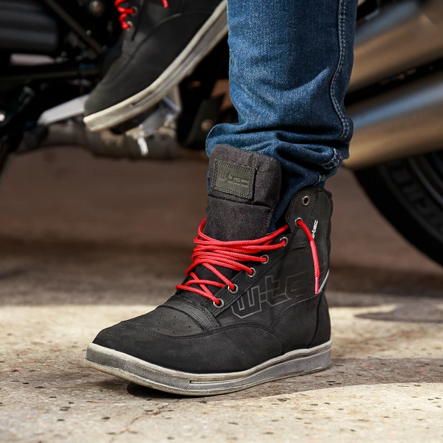 Motorcycle Shoes W-TEC Kostow - Black