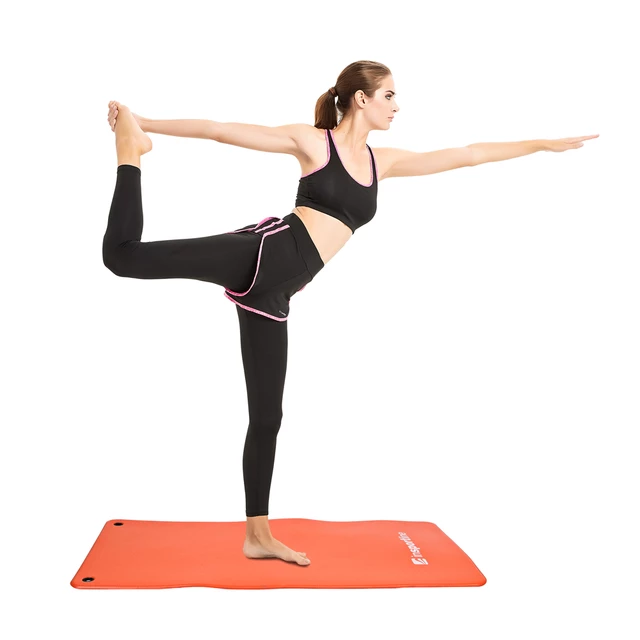 Exercise Mat inSPORTline Aero Advance 120 x 60cm - mocha mousse-šedá