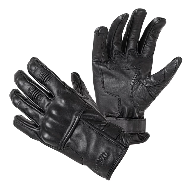 Motorcycle Gloves W-TEC Bresco - Black - Black