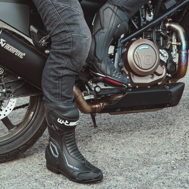 Motorcycle Boots W-TEC Rison - Black