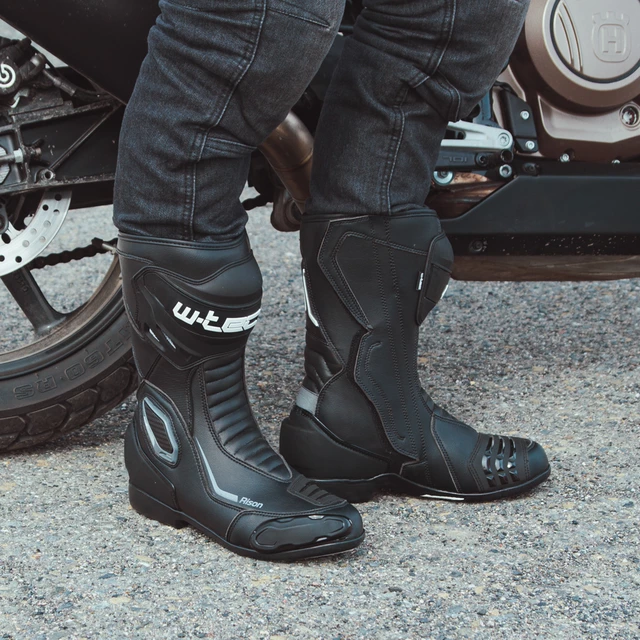 Motorcycle Boots W-TEC Rison - Black