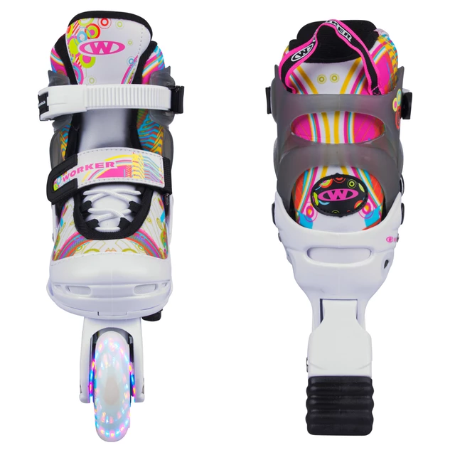 Inline skates WORKER Picola LED – with Light-Up Wheels