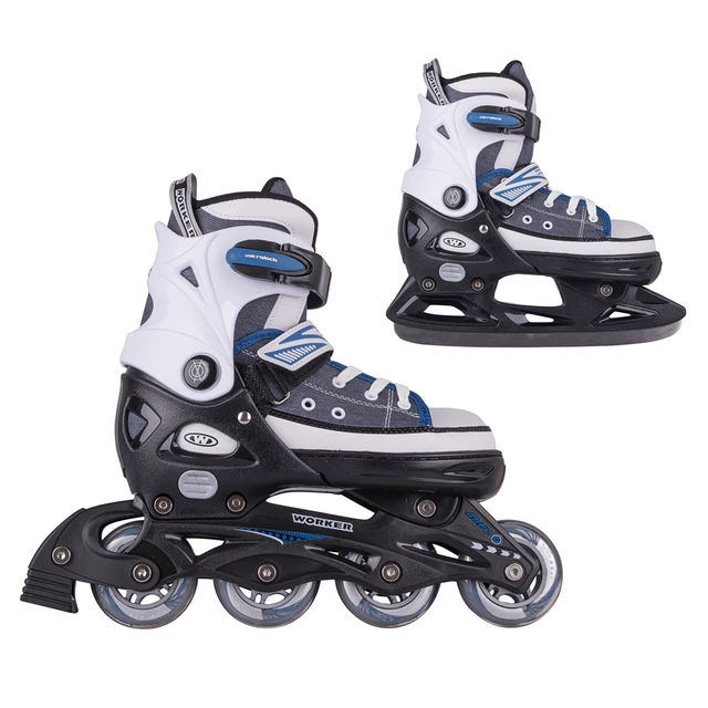 2-in-1 Skates/Inline skates WORKER Gondo Blue