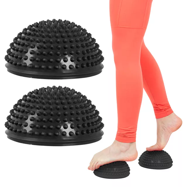 Balance and Foot Massage Pad inSPORTline Uossia - Light Pink - Black