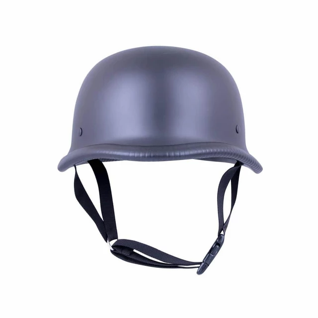 Retro Open Face Motorcycle Helmet Sodager DH-001 - Matte Black