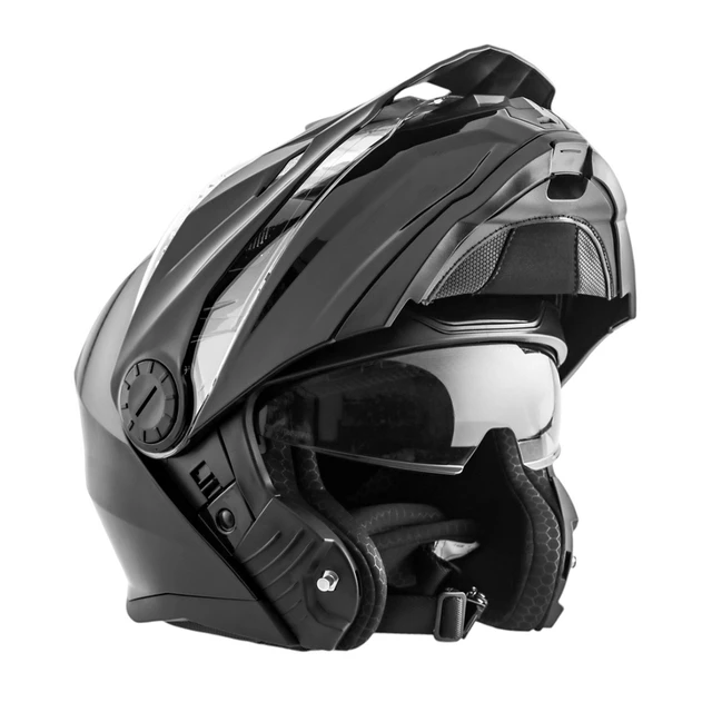 Flip-Up Enduro Helmet W-TEC Biscaia P/J - Black Glossy