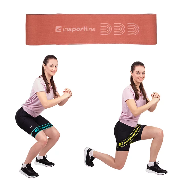 Resistance Band inSPORTline Hiplop M - Pink