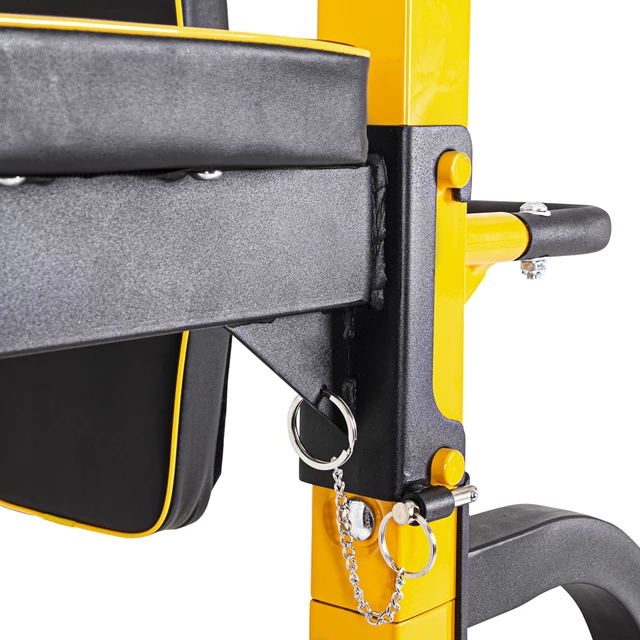 Free-Standing Pull-Up Station inSPORTline Power Tower PT250 - Black-Yellow