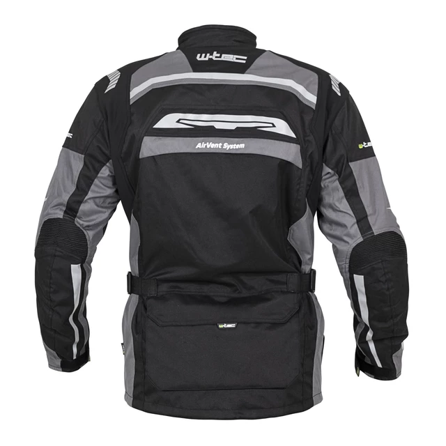 Men’s Motorcycle Jacket W-TEC Burdys Evo - Black-Grey-Red