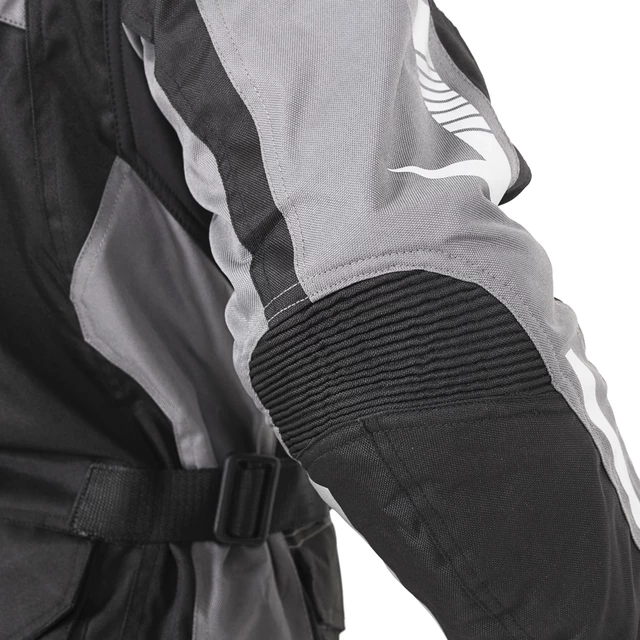 Men’s Motorcycle Jacket W-TEC Burdys Evo - Black-Grey-Red