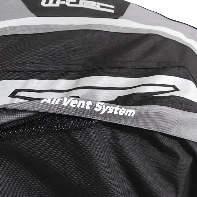 Men’s Motorcycle Jacket W-TEC Burdys Evo - Black-Grey-Red