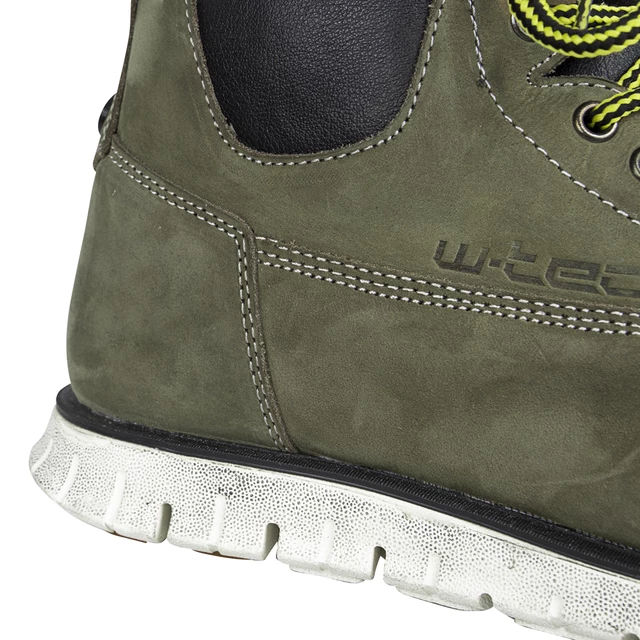 Motorcycle Shoes W-TEC Exetero Olive - Olive Green