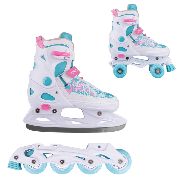 3-in-1 Adjustable Skates/Inline skates/Roller Skates WORKER Juando