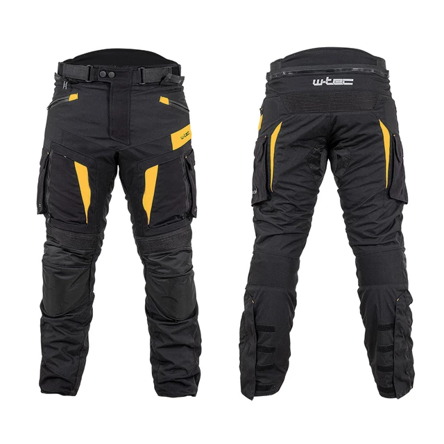 Motorcycle Pants W-TEC Aircross - Black-Grey - Black-Gold