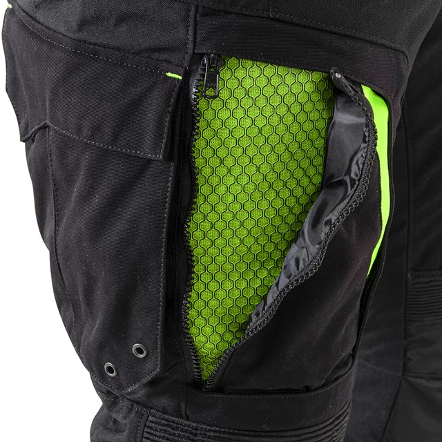 Motorcycle Pants W-TEC Aircross - Black-Grey