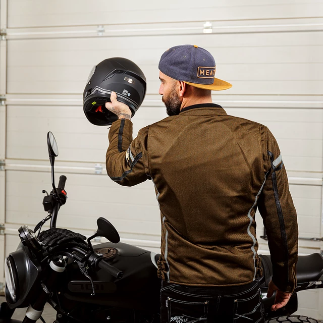 Motorcycle Jacket W-TEC Bellvitage Khaki Chameleon - khaki chameleon