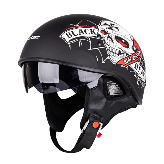 Motorcycle Helmet W-TEC Web Skull V535