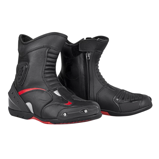 Motorcycle Boots W-TEC Bosta - Black-Red