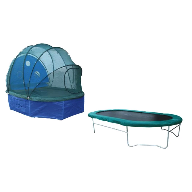 InSPORTline Oval Trampoline - 458 cm