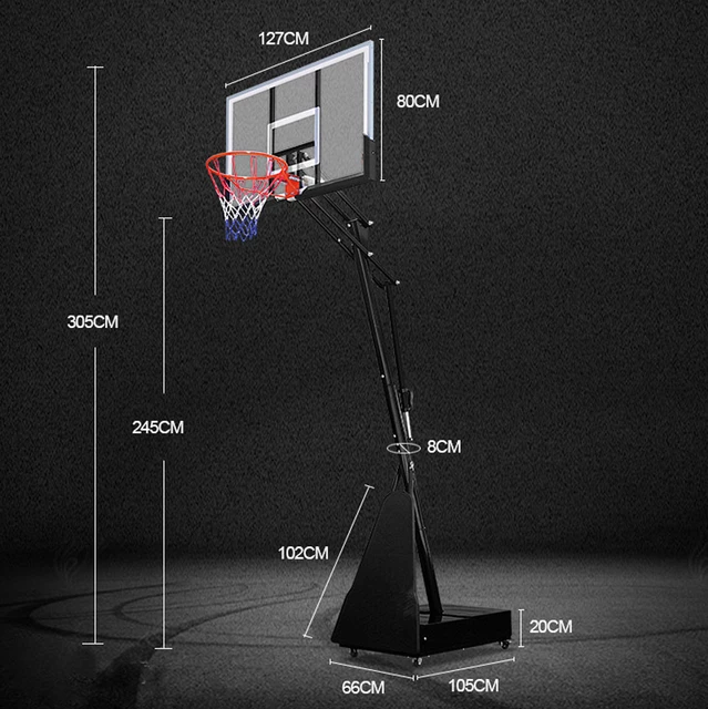 Basketball Hoop w/ Stand inSPORTline Cleveland Steel III