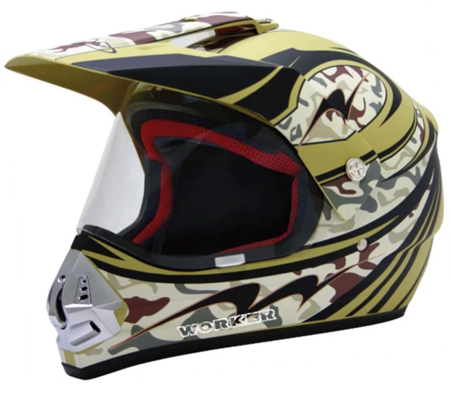 WORKER V340 Motorcycle Helmet - sale - Khaki